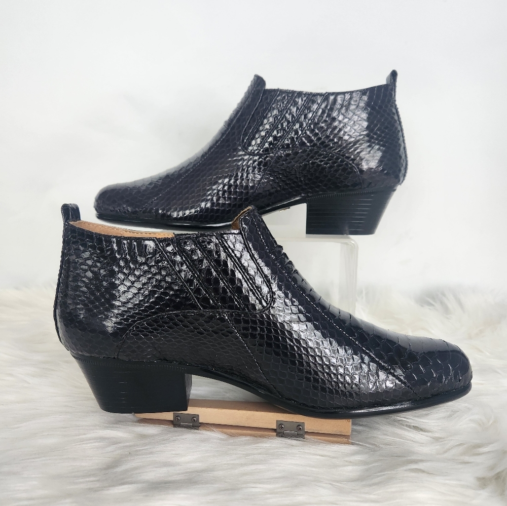 Giorgio Brutini Snakeskin Mens Ankle boots Private Collection Size 9.5